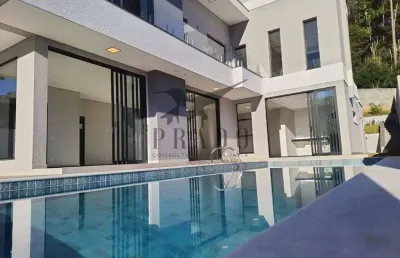 Casa em condominio fechado 3 suítes com closet - atibaia/sp