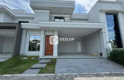 Casa com 3 suítes no bairro deltaville em biguaçu | garden condomínio clube