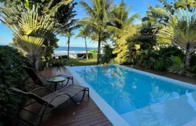 Casa com 4 dormitórios para alugar, 400 m² por r$ 10.000,00/dia - maresias - são sebastião/sp