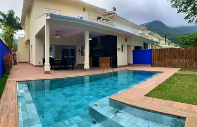 Casa com 4 dormitórios para alugar, 220 m² por r$ 5.500,00/dia - maresias - são sebastião/sp