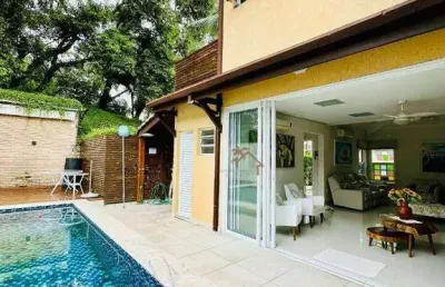 Casa com 5 dormitórios, 100 m² - venda por r$ 3.700.000 ou aluguel por r$ 17.000/mês - juquehy - são sebastião/sp
