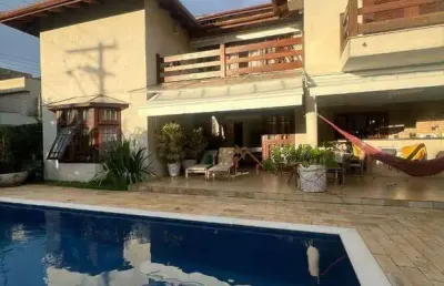 Casa com 3 dormitórios à venda, 216 m² por r$ 3.500.000,00 - paúba - são sebastião/sp
