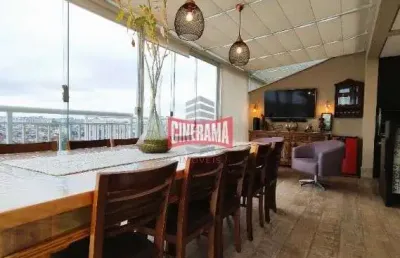 Cobertura à venda, 3 quartos, 3 suítes, 3 vagas, paulicéia - são bernardo do campo/sp