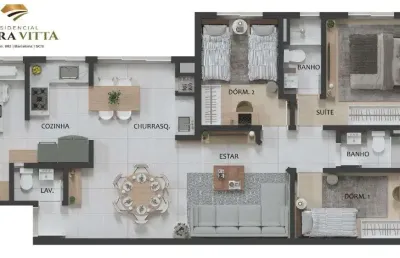 Apartamento à venda, 3 quartos, 1 suíte, 2 vagas, barcelona - são caetano do sul/sp