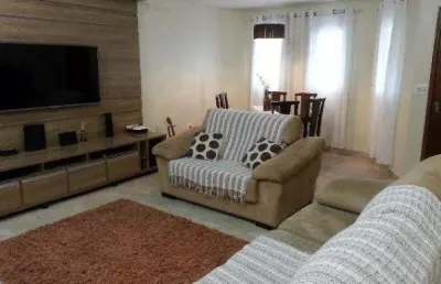 Sobrado à venda, 3 quartos, 1 suíte, 5 vagas, vila linda - santo andré/sp