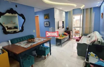 Apartamento à venda, 2 quartos, 1 suíte, 2 vagas, santa paula - são caetano do sul/sp