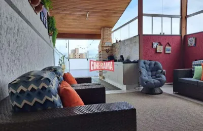 Cobertura à venda, 2 quartos, 1 vaga, campestre - santo andré/sp