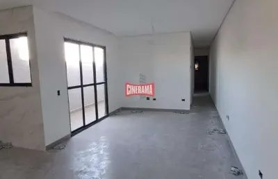 Cobertura à venda, 3 quartos, 1 suíte, 2 vagas, campestre - santo andré/sp