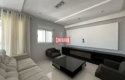 Apartamento mobiliado para aluguel, 3 quartos, 3 suítes, 3 vagas, santa paula - são caetano do sul/sp