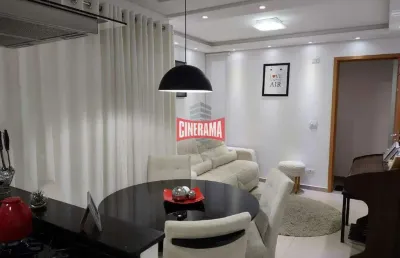 Apartamento para aluguel, 1 quarto, 1 suíte, 1 vaga, parque das nações - santo andré/sp