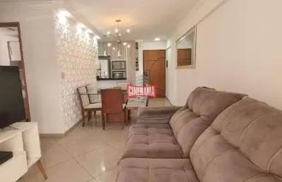 Apartamento à venda, 2 quartos, 1 suíte, 2 vagas, osvaldo cruz - são caetano do sul/sp