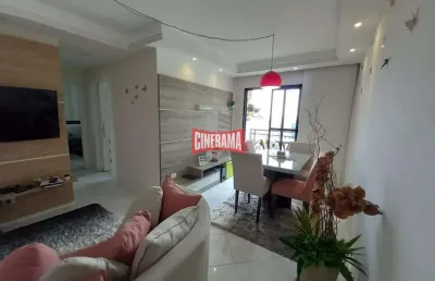 Apartamento à venda, 2 quartos, 1 suíte, 2 vagas, santo antônio - são caetano do sul/sp