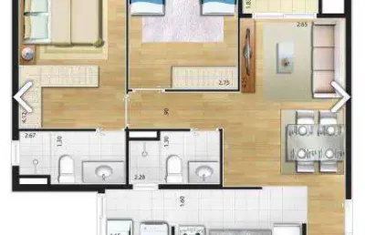 Apartamento à venda, 3 quartos, 1 suíte, 2 vagas, jardim são caetano - são caetano do sul/sp