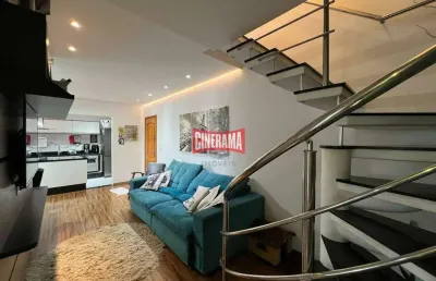Cobertura à venda, 2 quartos, 1 suíte, 3 vagas, santa maria - são caetano do sul/sp