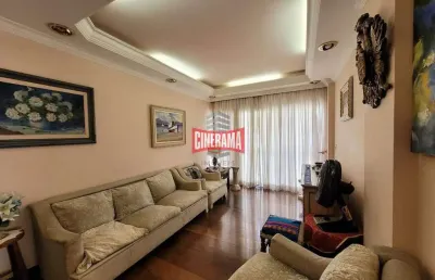 Apartamento para aluguel, 3 quartos, 1 suíte, 2 vagas, santo antônio - são caetano do sul/sp