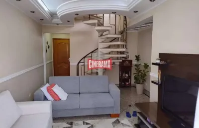Cobertura à venda, 3 quartos, 1 suíte, 2 vagas, santa maria - são caetano do sul/sp