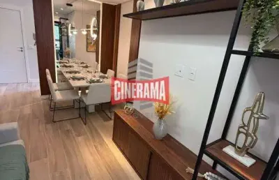Apartamento à venda, 2 quartos, 1 suíte, 1 vaga, campestre - santo andré/sp