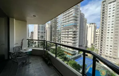 Lindo apartamento 3 suítes, 4 vagas, 9o.andar vista parque do povo itaim