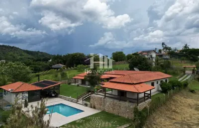 Chacará riberão 1 com edícula e área gourmet fechada
