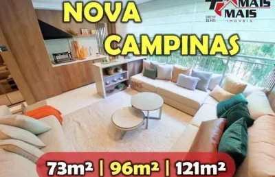 Nova campinas 3 dormitórios 2 vagas 96m² grand wish