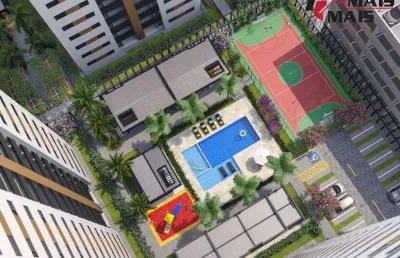 Hm maxi campinas, 64,49m², 3 dormitórios, suíte, varanda com churrasqueira