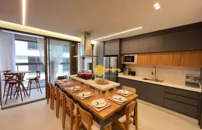 Maravilhoso apartamento totalmente mobiliado na praia brava