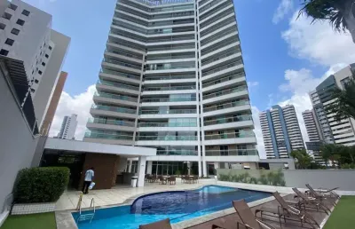 Edifício  belize, apto. 207m², próximo iguatemi, 4 suítes, + dce, moveis, , ampla varanda,  3 vagas , guararapes