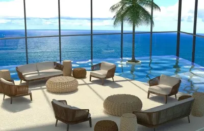 Apartamento 550m², av. beira mar vista 360º, luxo, 4 suites, lavabo,  gabinete + estar intimo, 5 vagas , entrega 2026