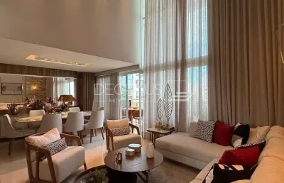 Apartamento 216m², em condomínio, 3 suites + gabinete + estar intimo, 100% projetad0, 3 vagas, porteira fechada