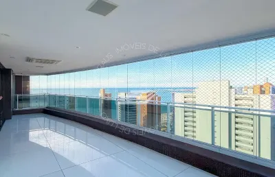 Apartamento 402m²,  vista mar, 4 suites, gabinete   + estar intimo, próximo a 300 metros da av. beira mar , 5  vagas