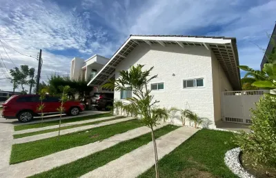 Casa 228m², plana em condômino, 3 suites 100% projetada +  gabinete,  alphaville eusébio
