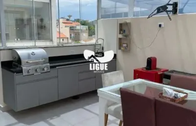 Cobertura com 2 quartos à venda na rua bolívia, 530, parque das nações, santo andré por r$ 530.000