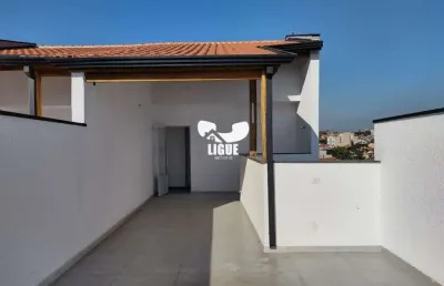 Cobertura com 2 quartos à venda na rua altamira, 244, parque novo oratório, santo andré por r$ 425.000