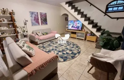 Casa com 3 quartos à venda na rua olegário mariano, 36, jardim utinga, santo andré por r$ 640.000