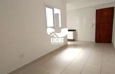 Apartamento com 2 quartos à venda na rua catarina maria, 176, vila progresso, santo andré por r$ 260.000
