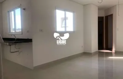 Cobertura com 2 quartos à venda na rua cajuru, 226, vila pires, santo andré por r$ 470.000