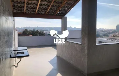 Cobertura com 2 quartos à venda na avenida araucária, 1188, parque oratório, santo andré por r$ 450.000