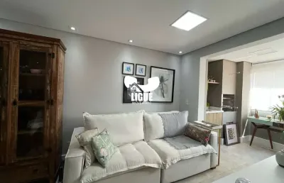 Apartamento com 2 quartos à venda na rua muritiba, 365, vila scarpelli, santo andré por r$ 430.000