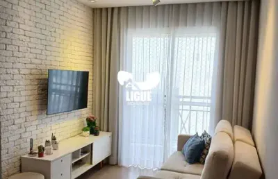 Apartamento com 3 quartos à venda na rua arujá, 1200, vila curuçá, santo andré por r$ 619.900