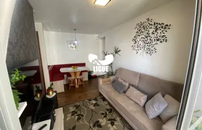Apartamento com 2 quartos à venda na rua giovanni battista pirelli, 1463, vila homero thon, santo andré por r$ 325.000