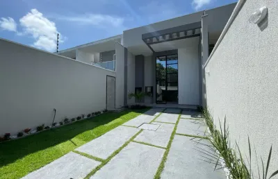 Casa nova plana em fortaleza no bairro lagoa redonda - pronta