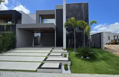 Casa plana no terras alphaville 3 - cidade alpha ceará - eusébio