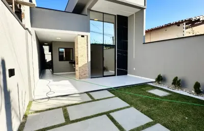 Casa plana a venda no eusébio - pronta para morar com 3 suítes
