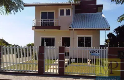 Sobrado com 3 dormitórios à venda, 220 m² por r$ 3.000.000,00 - praia grande - penha/sc