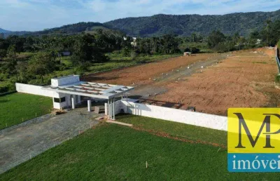 Terrenos em condomínio fechado à 1000 metros da praia alegre - nossa senhora de fatima - penha/sc