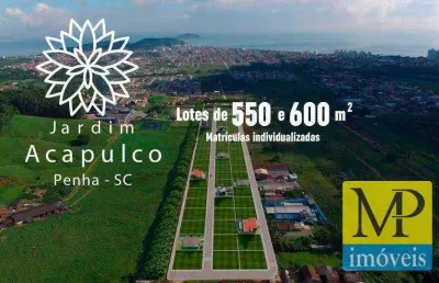 Terreno à venda, 550 m² por r$ 495.000,00 - nossa senhora de fatima - penha/sc
