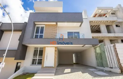 Sobrado em condomínio com 3 suítes, 4 vagas à venda, 235 m² por r$ 1.870.000 - bairro alto - curitiba/pr