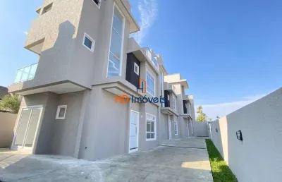 Sobrado com 3 quartos (suíte), terraço com churrasqueira à venda por r$ 670.000 - boqueirão - curitiba/pr