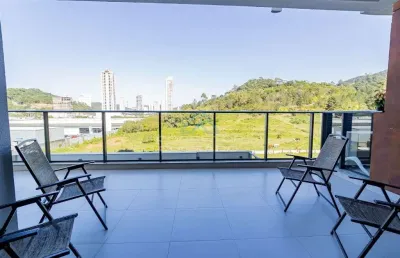 Apartamento no edificio brava garden home club - praia brava, itajai - torre b  diferenciado / sacada ampla