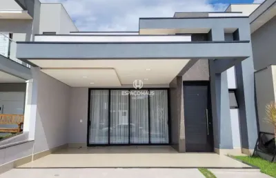 Casa em condomínio fechado com 3 quartos à venda na rua christiano seleguin, jardim bréscia, indaiatuba por r$ 1.100.000